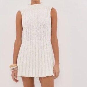 DISSH Off-White Knit Mini Dress | NWT